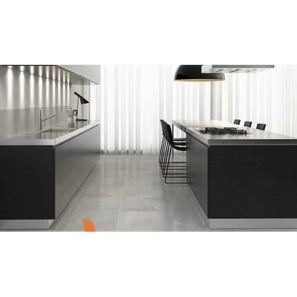 Capri Light Grey 60x60cm Porcelain Polished Wall Floor Tile
