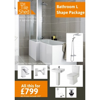 L Shape Left H Bathroom...