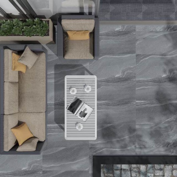 Stratstone Grey XXL Outdoor Porcelain...