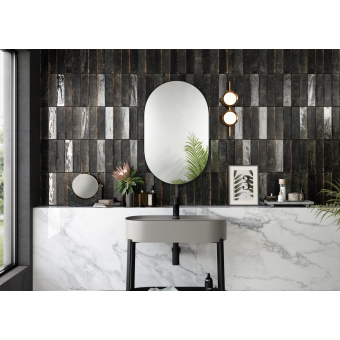 Soho Black 6x25cm Porcelain...