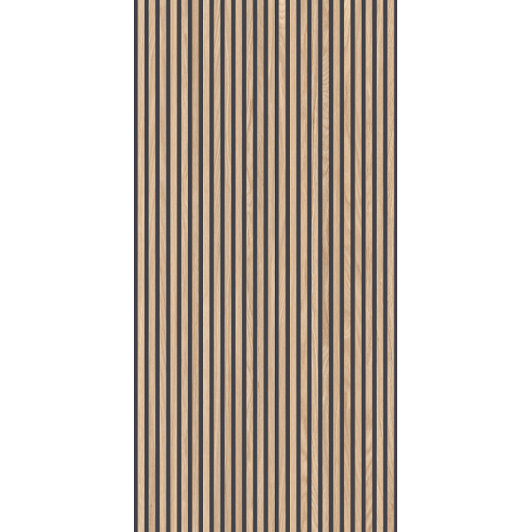 Canne Wood 3D Ecru Black 60x120x1cm