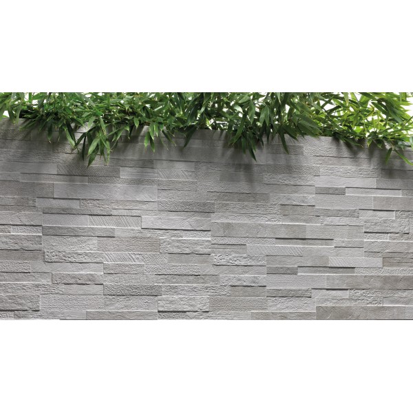 Volcano 3D Grey Splitface 15x61cm