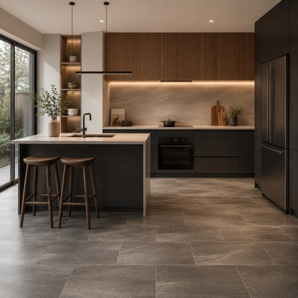 Ayton Anthracite 60x30cm Porcelain...