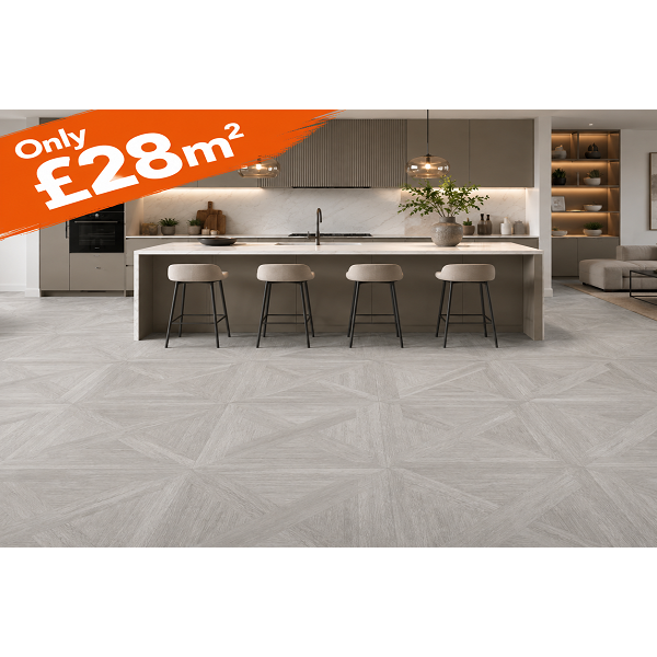 Alberta Gris Wood Tile 60x60