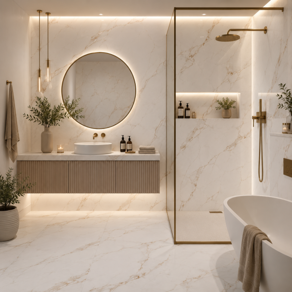 Nora Gold Ceramic Wall 60x30