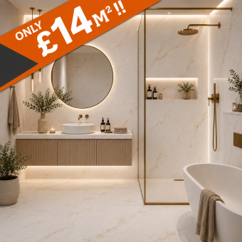 Nora Gold Ceramic Wall 60x30