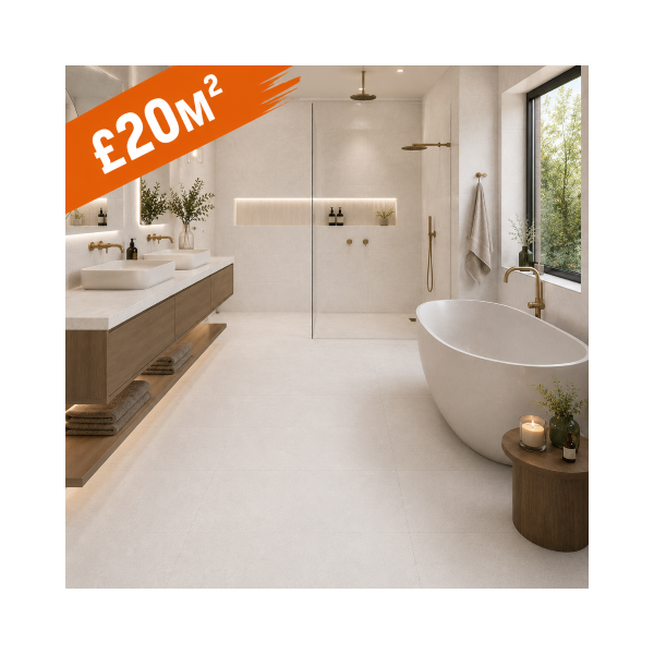 Ayton White 60x30cm Porcelain Matt...
