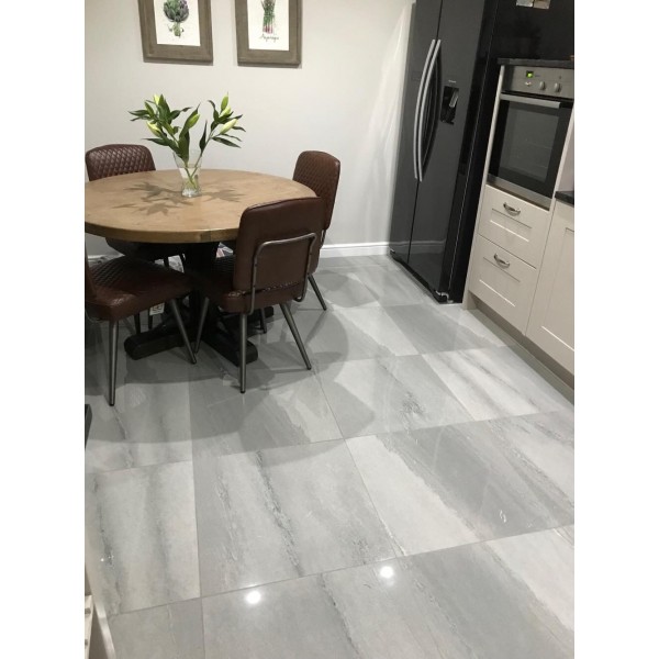 Alcudia Grey 60x60cm Porcelain Gloss...