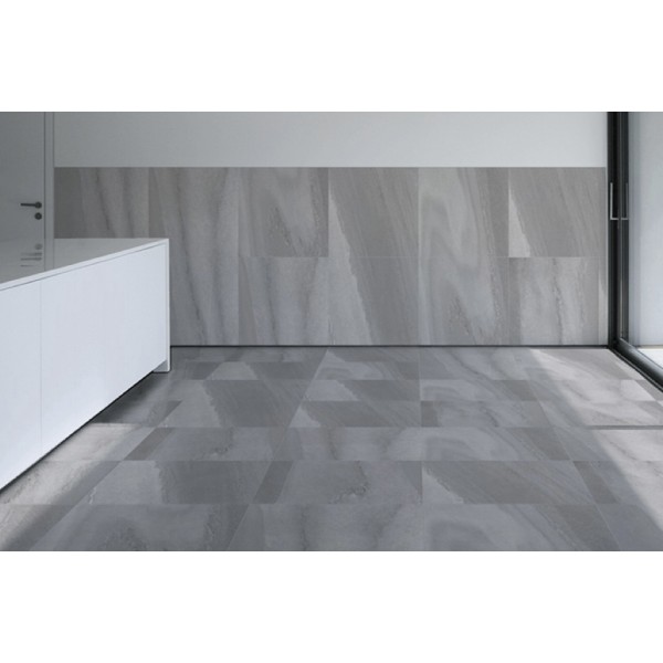 Vincenza Grey Porcelain Polished Kitchen Floor Tile