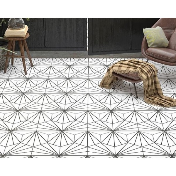 Ragno Blanco Hex 21 58 X 25cm, Hexagon Carpet Tiles Uk